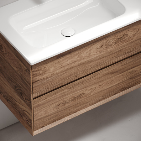 Тумба под раковину Sancos Marmi 2.0 MR2.0100LECH 100х40 подвесная цвет коричневый